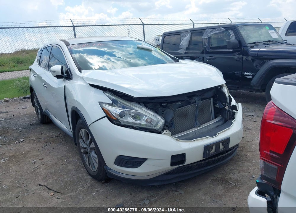 2015 NISSAN MURANO S VIN: 5N1AZ2MG5FN260849