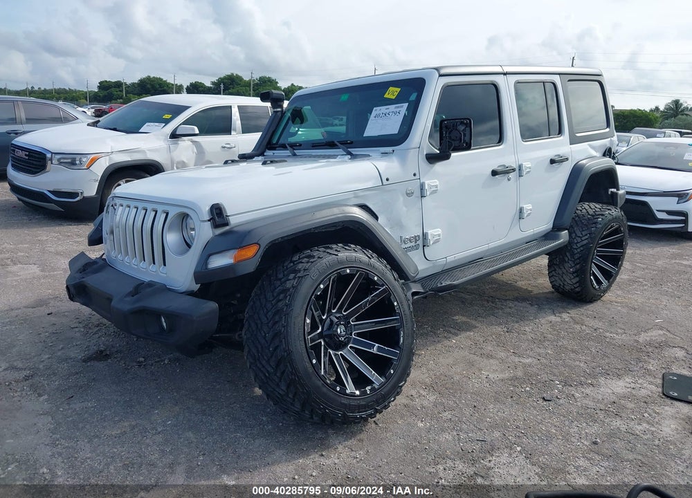 2019 JEEP WRANGLER UNLIMITED SPORT 4X4 VIN: 1C4HJXDGXKW583015