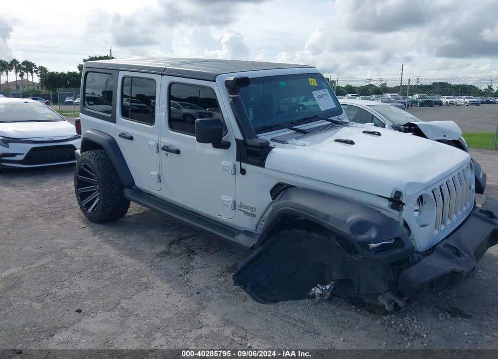 2019 JEEP WRANGLER UNLIMITED SPORT 4X4 VIN: 1C4HJXDGXKW583015