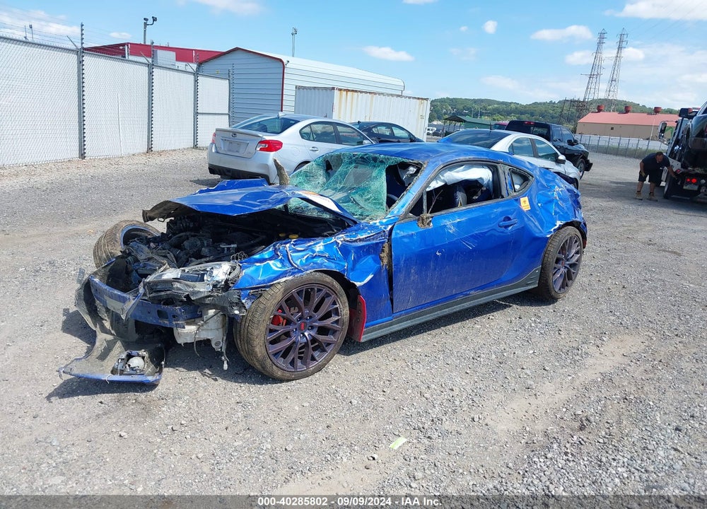 2015 SUBARU BRZ SERIES.BLUE VIN: JF1ZCAC19F9600485