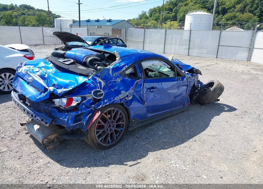 2015 SUBARU BRZ SERIES.BLUE VIN: JF1ZCAC19F9600485