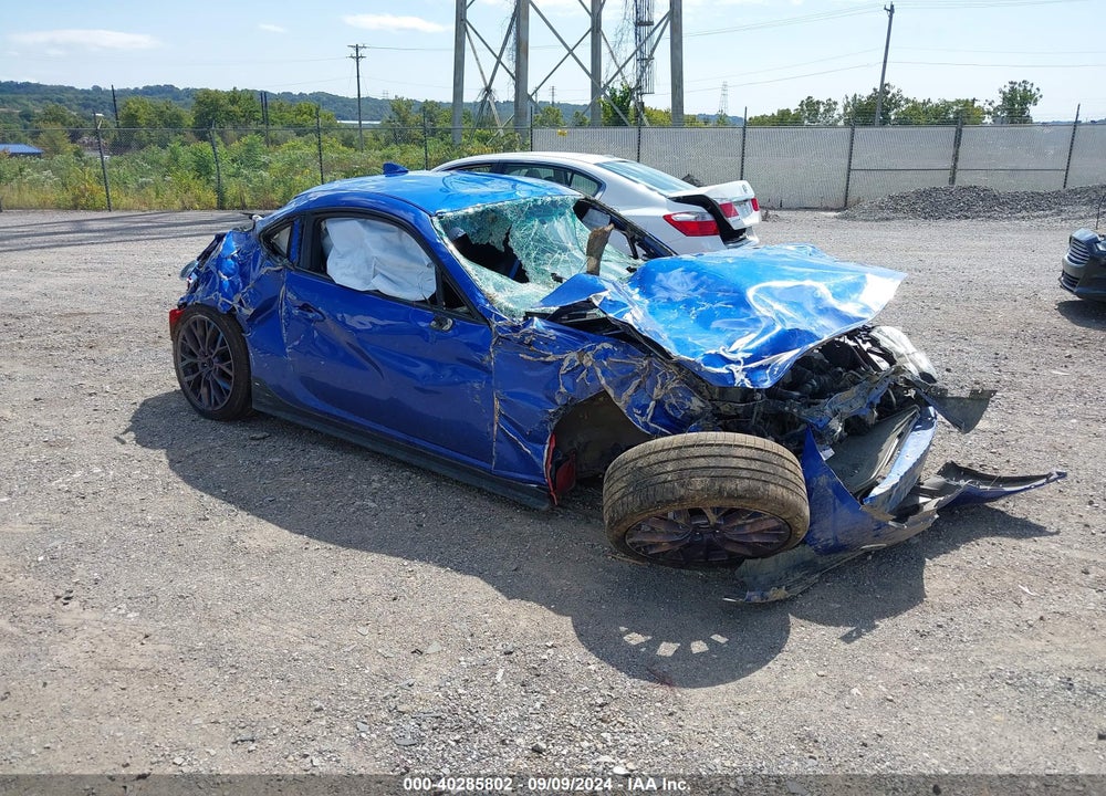 2015 SUBARU BRZ SERIES.BLUE VIN: JF1ZCAC19F9600485