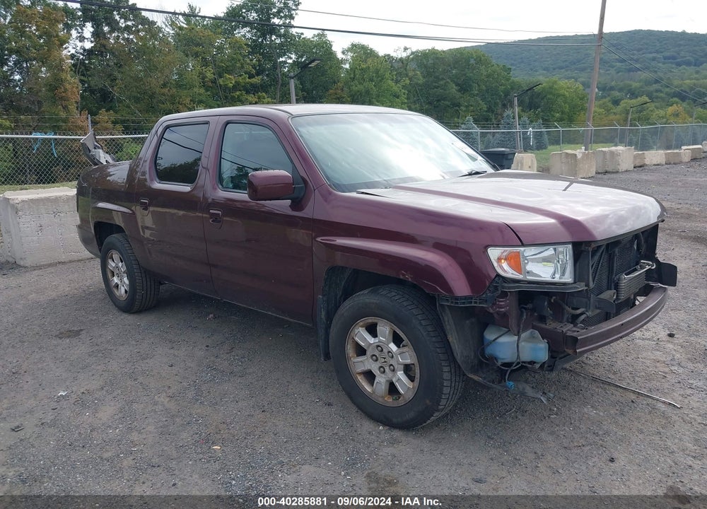 2009 HONDA RIDGELINE RTS VIN: 5FPYK16439B105411