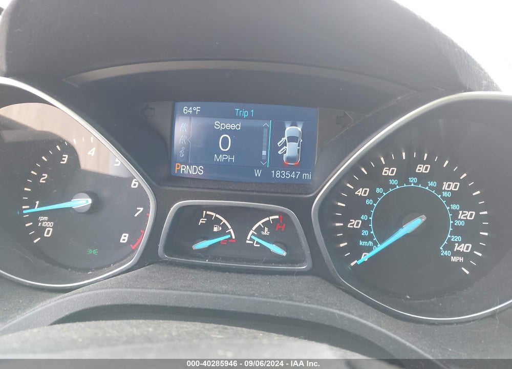 2014 FORD ESCAPE S VIN: 1FMCU0F7XEUC11191
