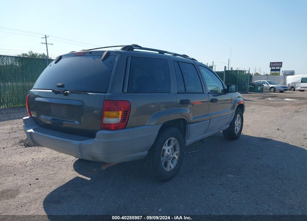 2000 JEEP GRAND CHEROKEE LAREDO VIN: 1J4G248S5YC126431