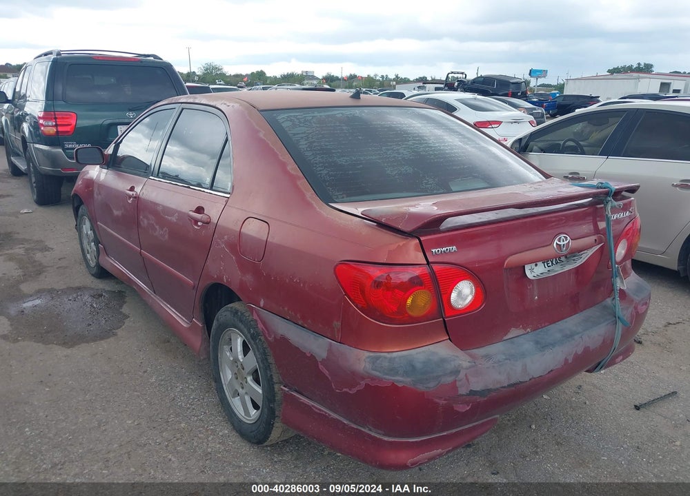 2003 TOYOTA COROLLA VIN: 1NXBR32E83Z112448