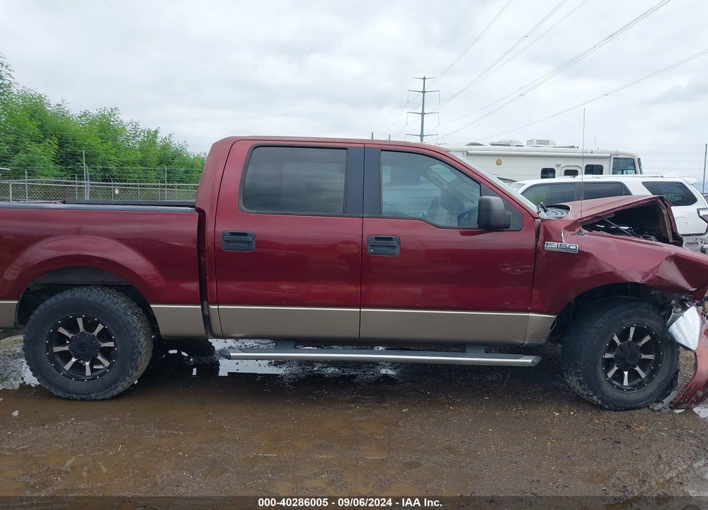 2005 FORD F-150 XLT VIN: 1FTRW12W85FB62203