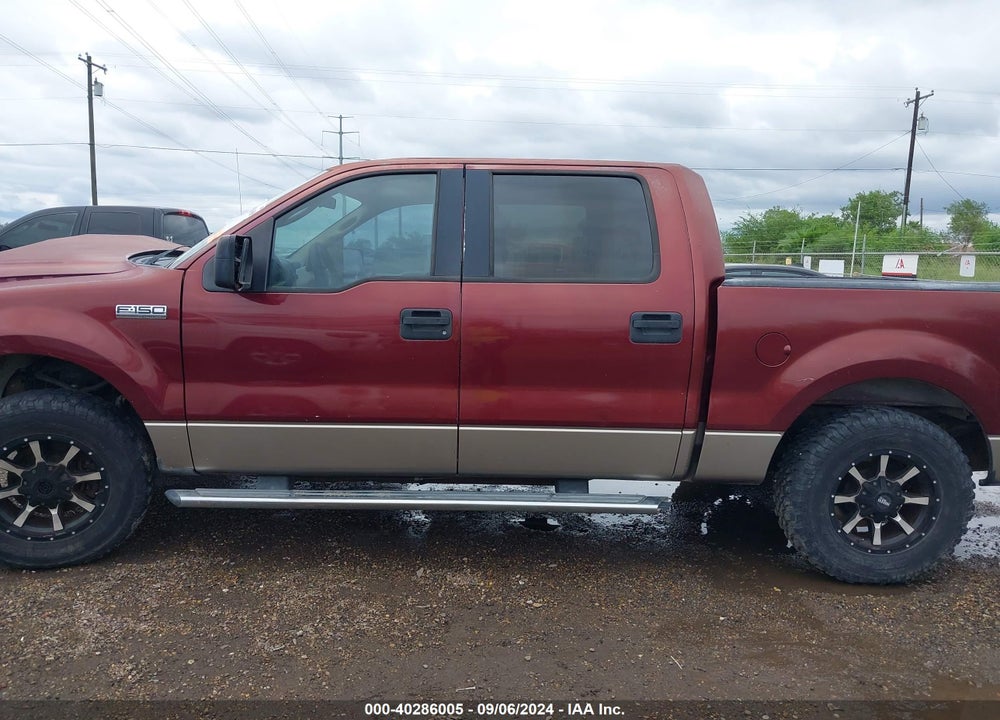2005 FORD F-150 XLT VIN: 1FTRW12W85FB62203
