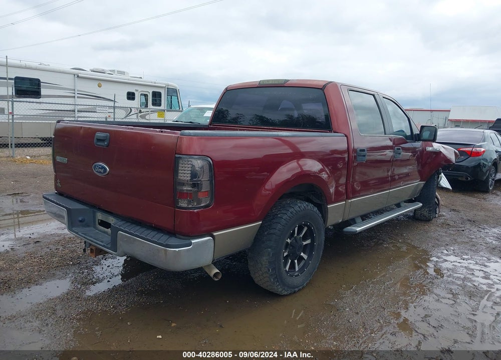 2005 FORD F-150 XLT VIN: 1FTRW12W85FB62203