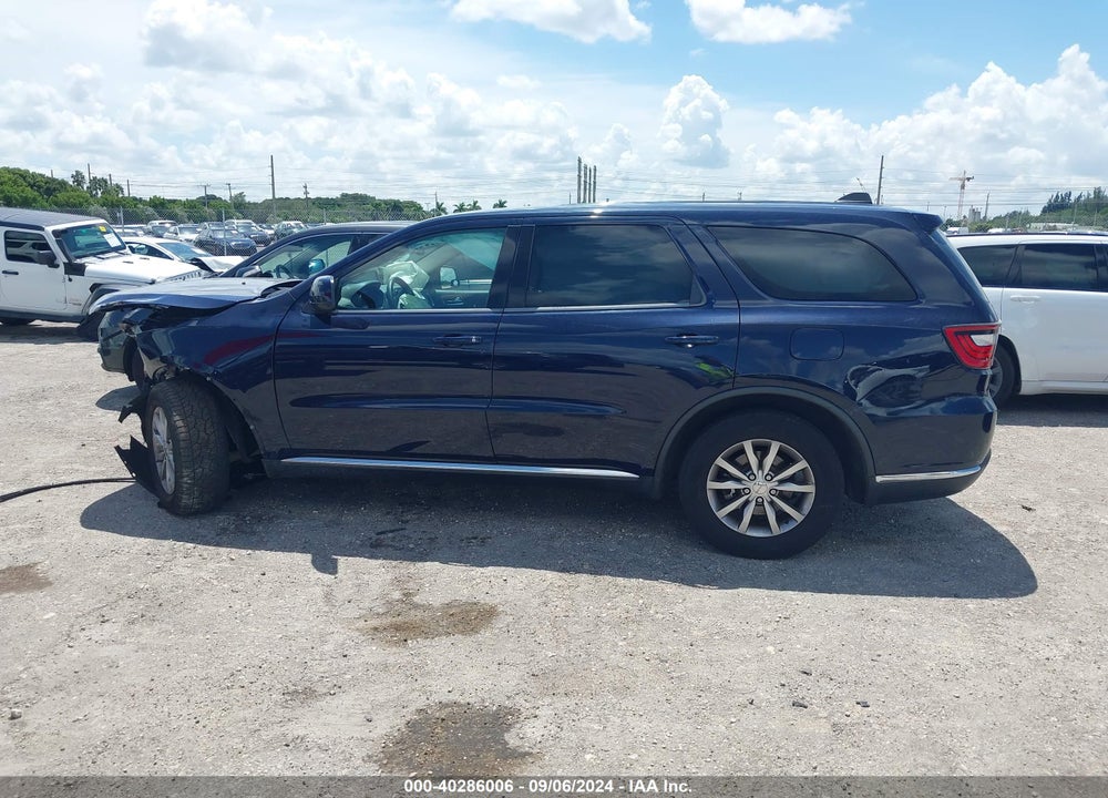 2017 DODGE DURANGO SXT RWD VIN: 1C4RDHAG8HC790910