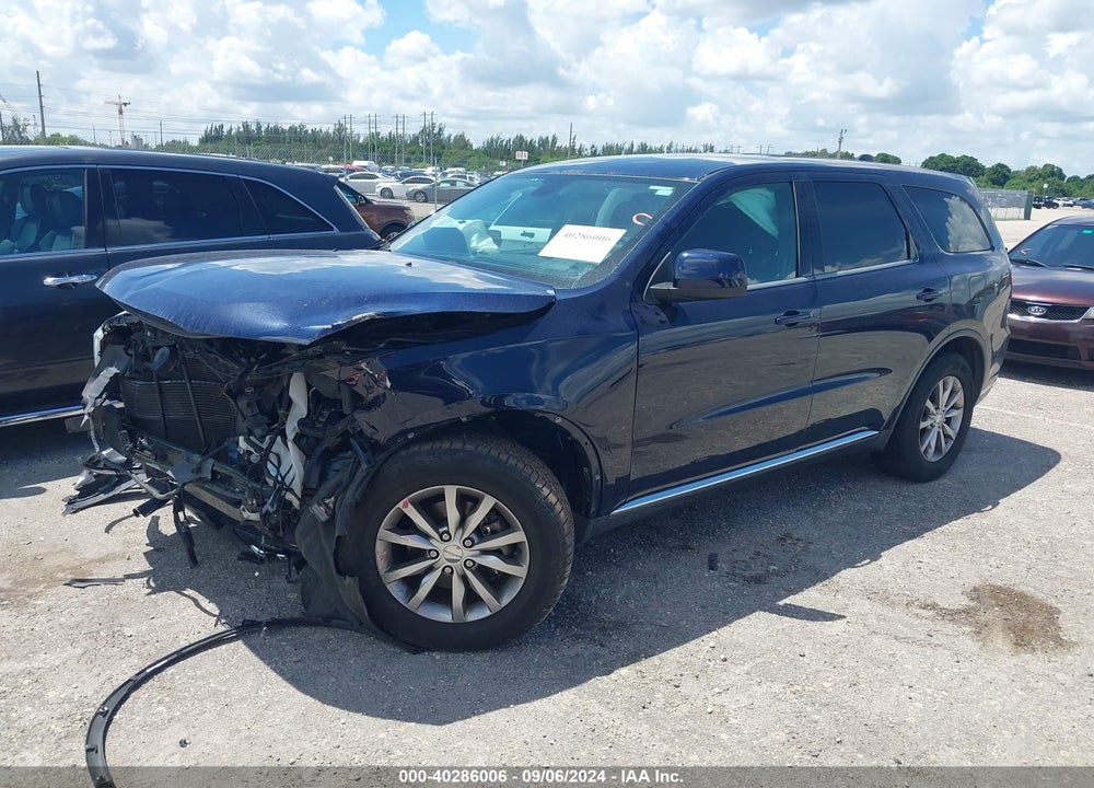 2017 DODGE DURANGO SXT RWD VIN: 1C4RDHAG8HC790910