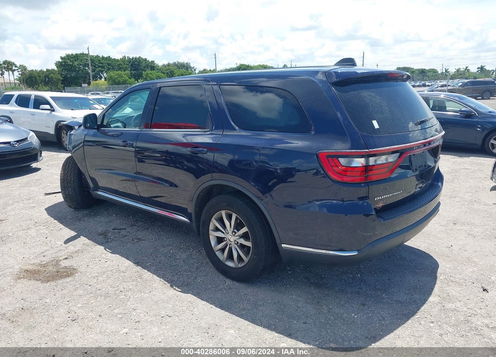 2017 DODGE DURANGO SXT RWD VIN: 1C4RDHAG8HC790910