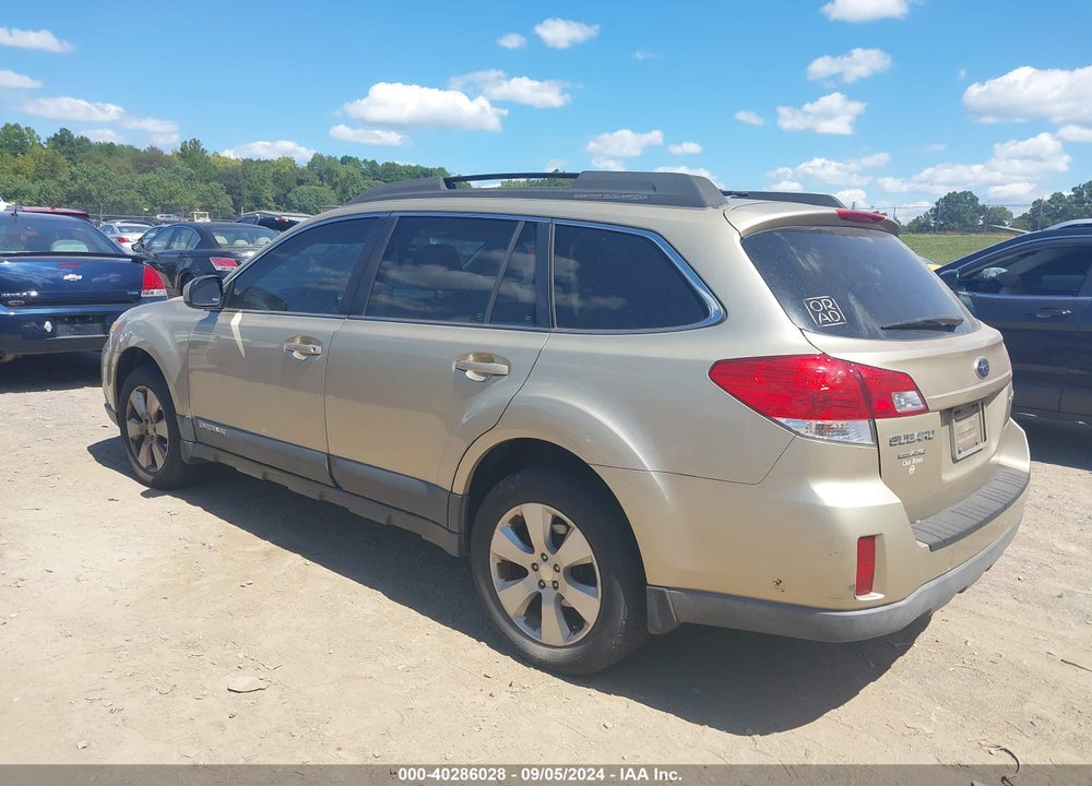 2010 SUBARU OUTBACK 2.5I PREMIUM VIN: 4S4BRCCC4A3369042