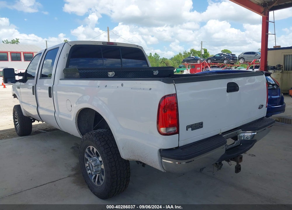 2000 FORD F-250 LARIAT/XL/XLT VIN: 3FTNW21F7YMA74639