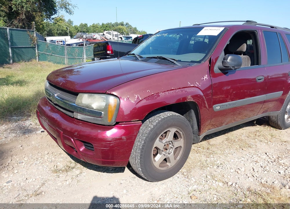2004 CHEVROLET TRAILBLAZER VIN: 1GNDT13S842450122