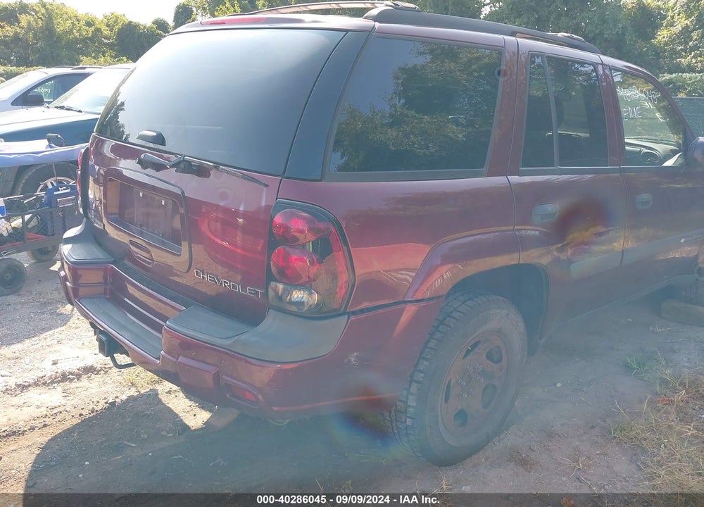 2004 CHEVROLET TRAILBLAZER VIN: 1GNDT13S842450122