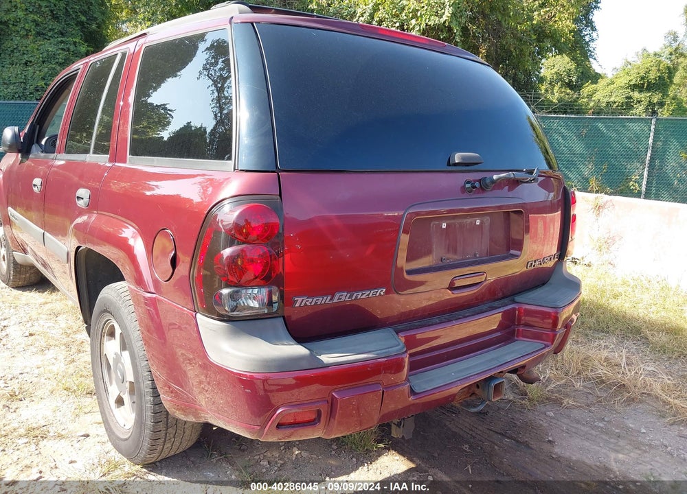 2004 CHEVROLET TRAILBLAZER VIN: 1GNDT13S842450122