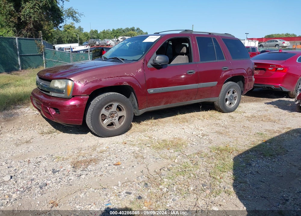 2004 CHEVROLET TRAILBLAZER VIN: 1GNDT13S842450122