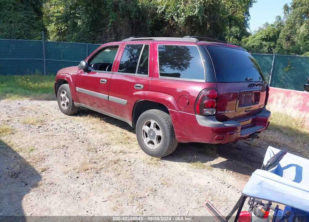 2004 CHEVROLET TRAILBLAZER VIN: 1GNDT13S842450122