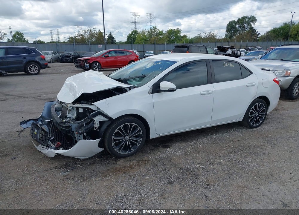 2016 TOYOTA COROLLA S PLUS VIN: 2T1BURHE4GC551047