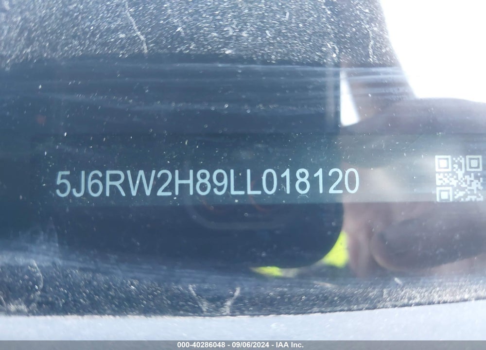 2020 HONDA CR-V AWD EX-L VIN: 5J6RW2H89LL018120