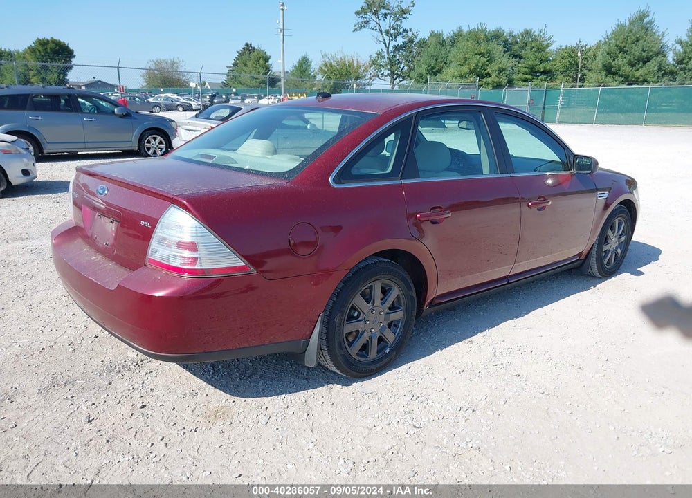 2008 FORD TAURUS SEL VIN: 1FAHP24W88G171886