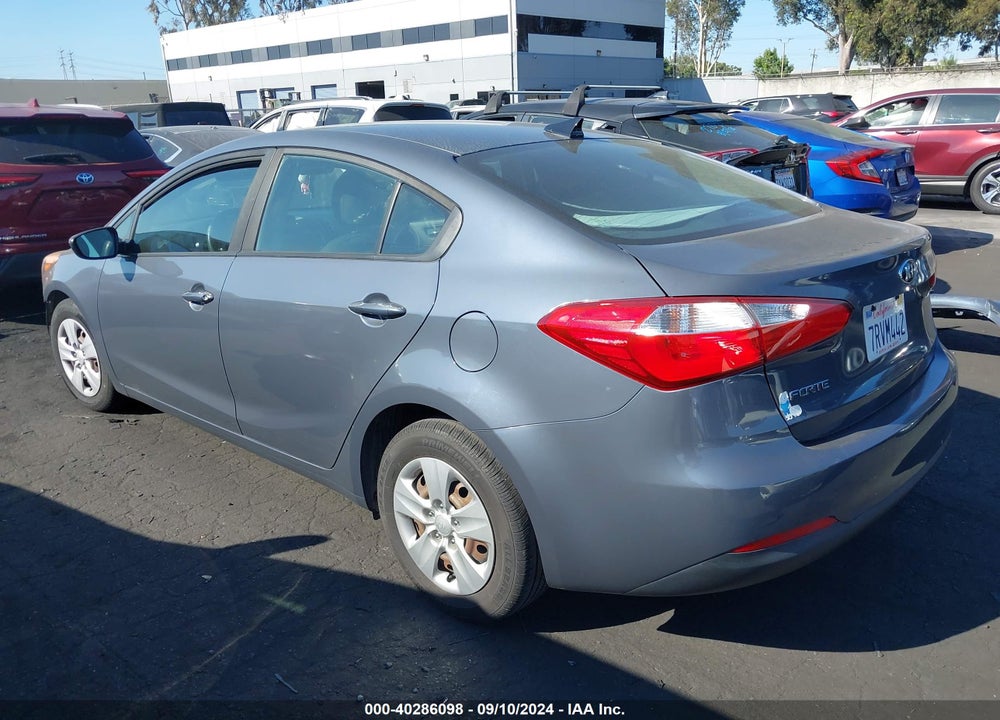2016 KIA FORTE LX VIN: KNAFK4A67G5589198
