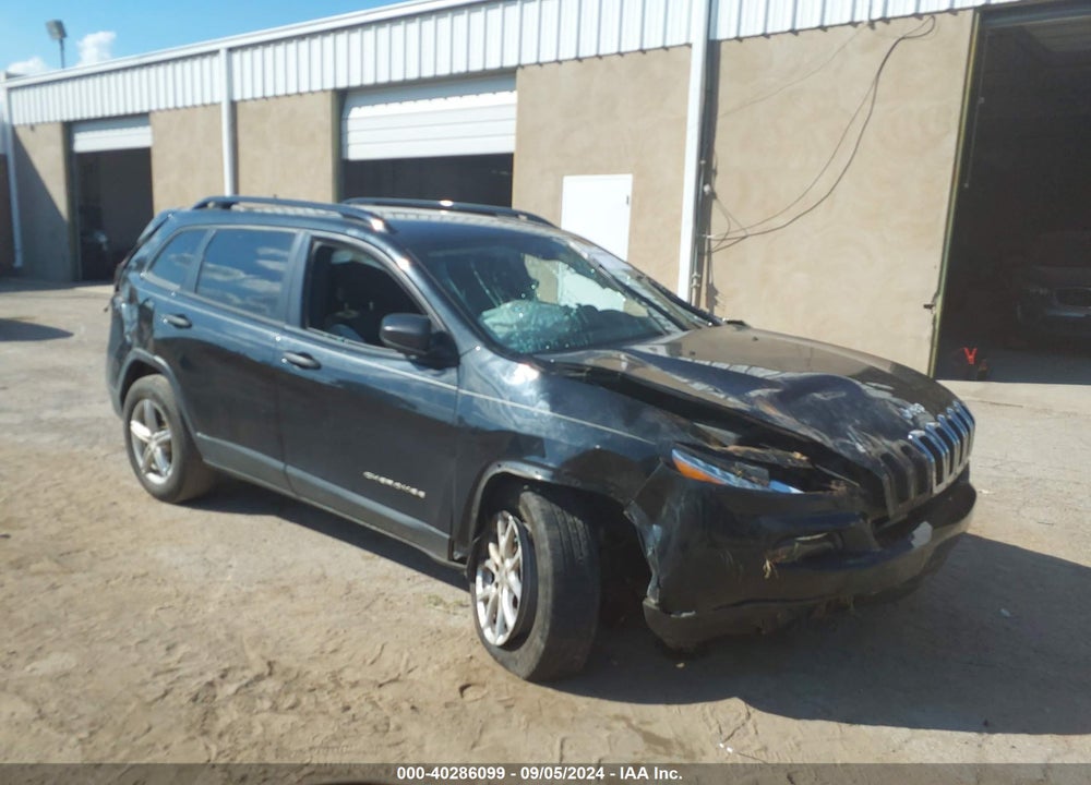 2016 CHEROKEE JEEP  SPORT VIN: 1C4PJLAB0GW362639