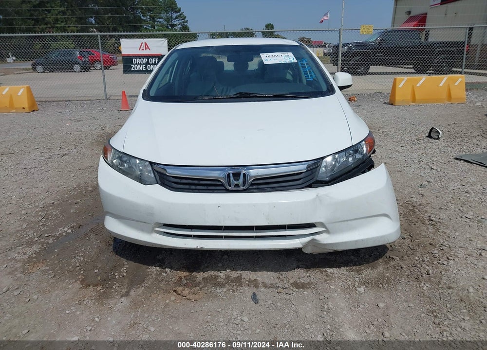 2012 HONDA CIVIC LX VIN: 19XFB2F53CE087035