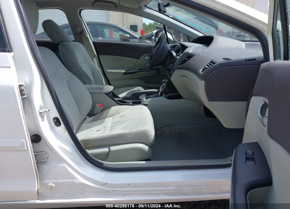 2012 HONDA CIVIC LX VIN: 19XFB2F53CE087035