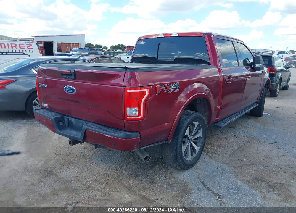 2017 FORD F-150 XLT VIN: 1FTEW1EFXHKD40795
