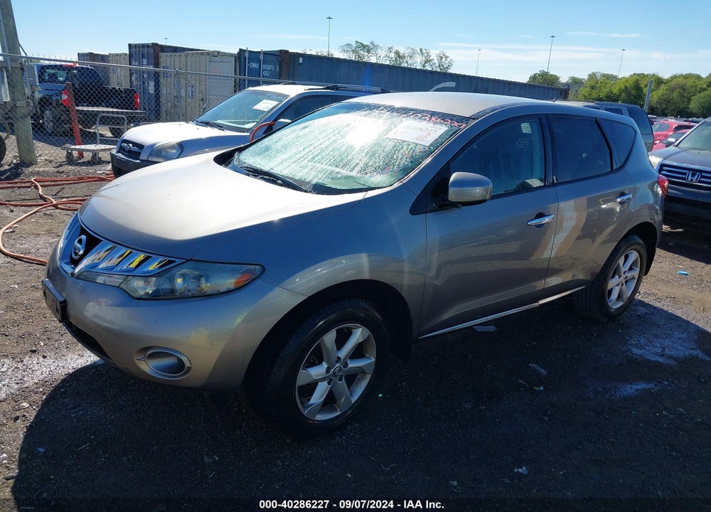 2010 NISSAN MURANO S VIN: JN8AZ1MU9AW013460