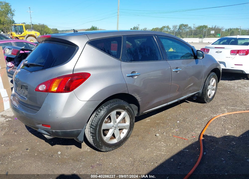 2010 NISSAN MURANO S VIN: JN8AZ1MU9AW013460