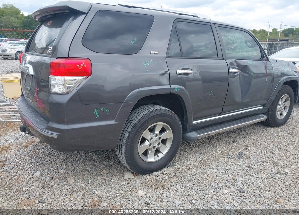 2011 TOYOTA 4RUNNER SR5 V6 VIN: JTEBU5JR4B5037285