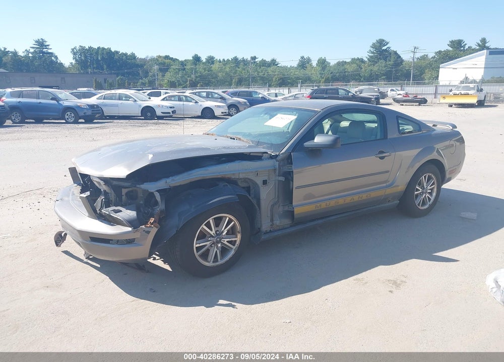 2005 FORD MUSTANG V6 DELUXE/V6 PREMIUM VIN: 1ZVFT80N655202196