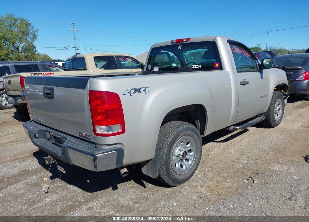 2008 GMC SIERRA 1500 WORK TRUCK VIN: 1GTEK14X98Z100487