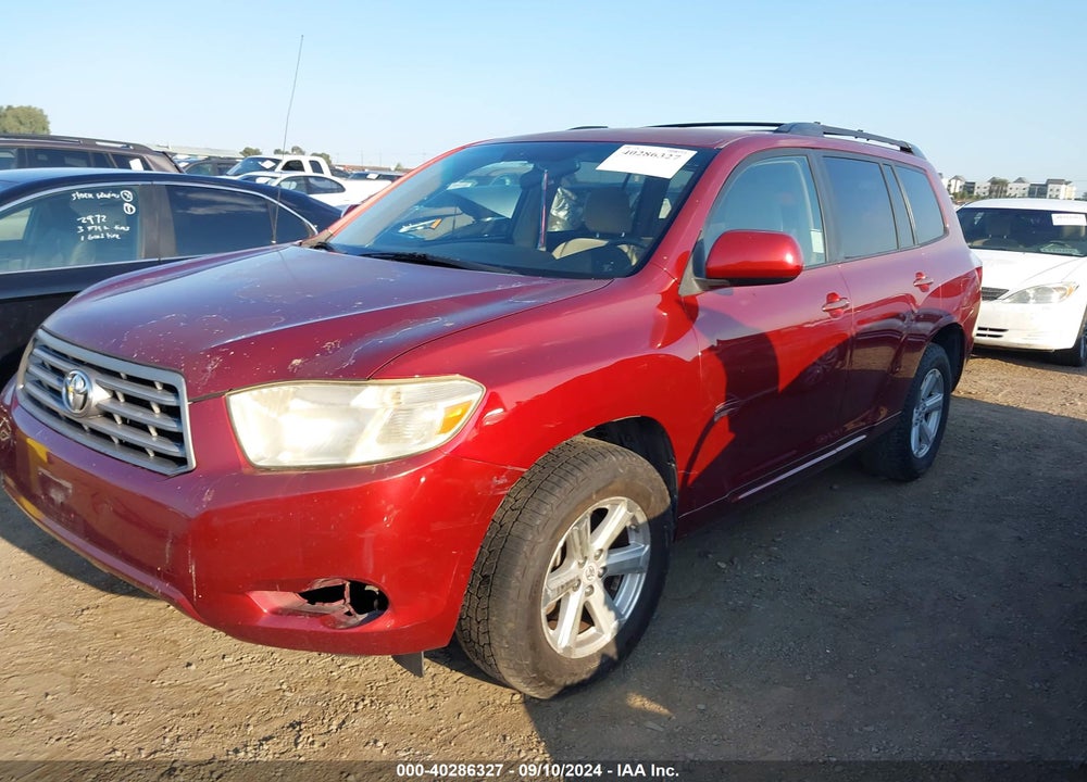 2008 TOYOTA HIGHLANDER VIN: JTEDS41A782011244