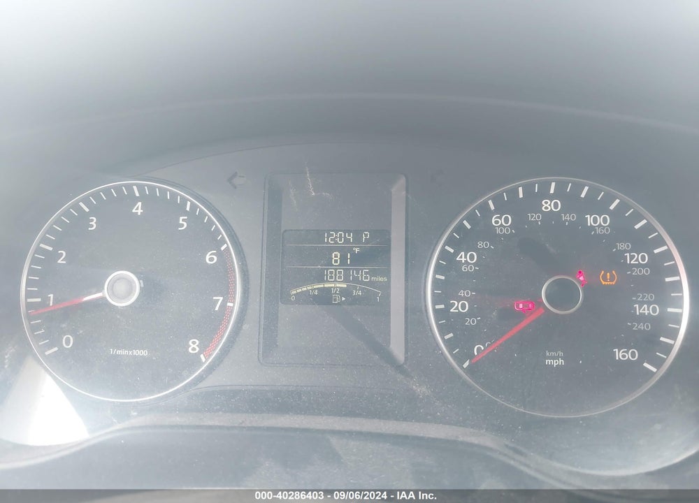 2013 VOLKSWAGEN JETTA SE VIN: 3VWDX7AJ3DM371747