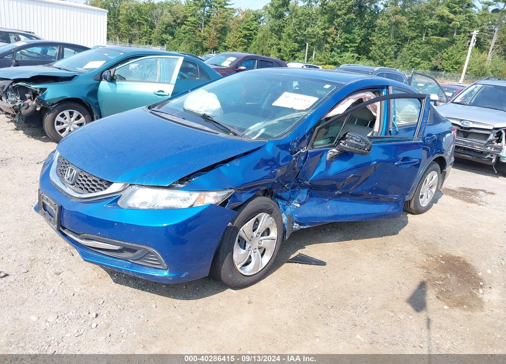 2015 HONDA CIVIC LX VIN: 2HGFB2E56FH507785