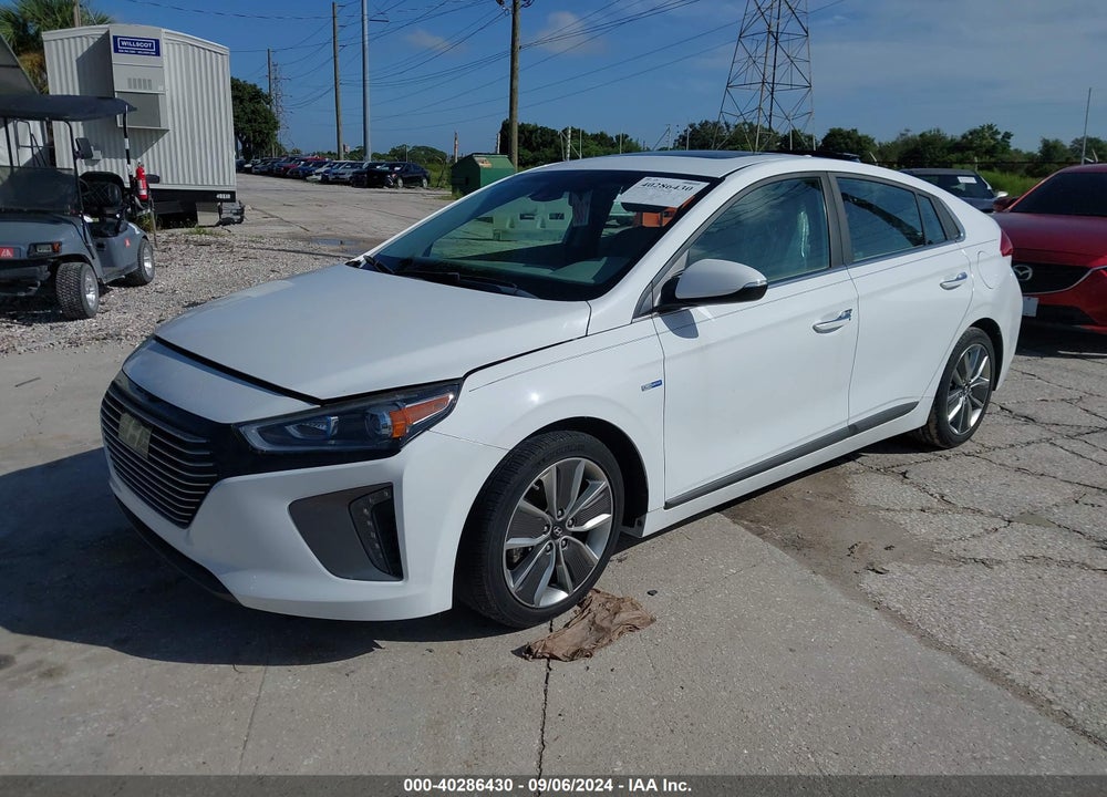 2019 HYUNDAI IONIQ HYBRID LIMITED VIN: KMHC05LC7KU137038