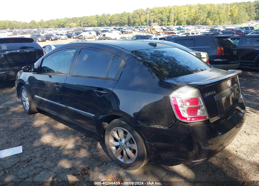 2012 NISSAN SENTRA VIN: 3N1AB6APXCL758130