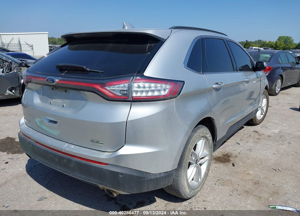 2015 FORD EDGE SEL VIN: 2FMTK3J90FBB27064