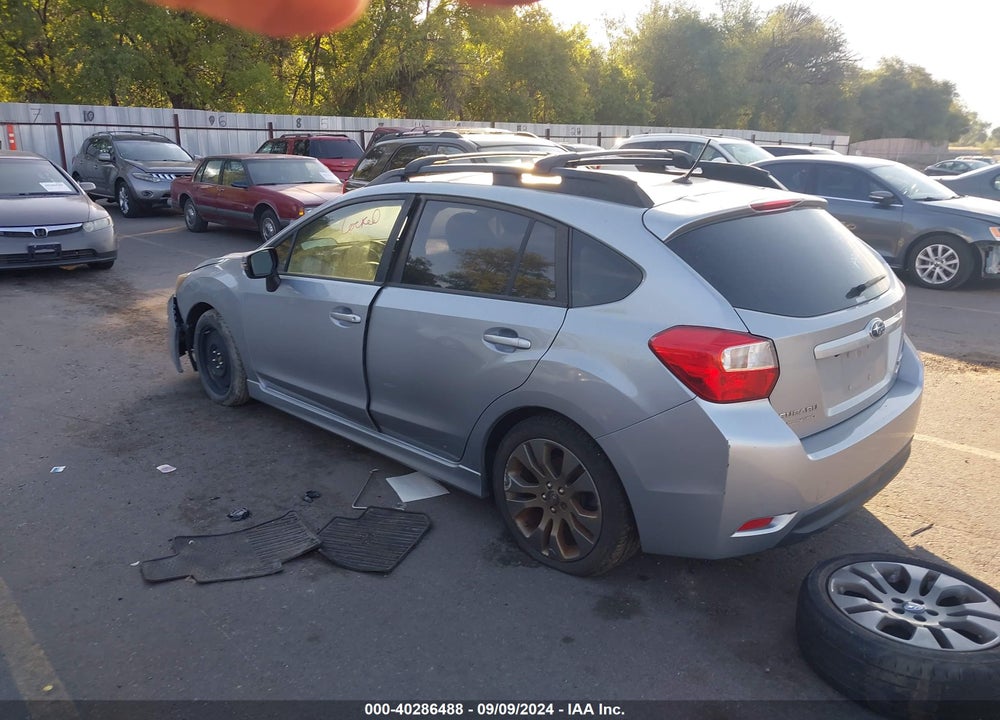 2015 SUBARU IMPREZA 2.0I SPORT PREMIUM VIN: JF1GPAU67F8297976