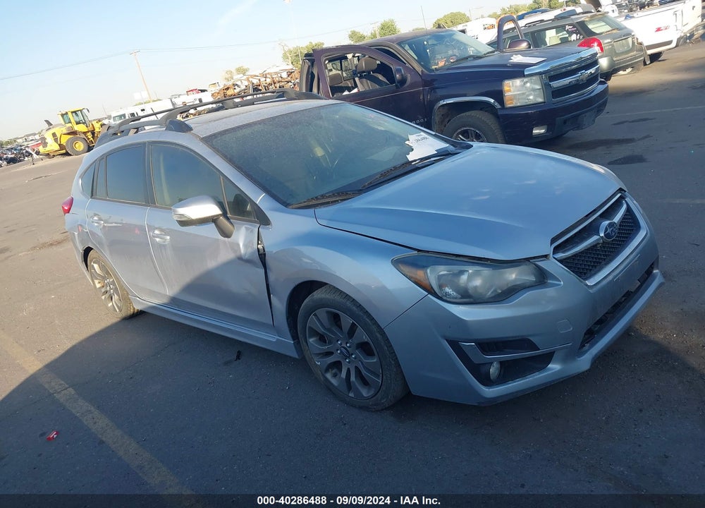 2015 SUBARU IMPREZA 2.0I SPORT PREMIUM VIN: JF1GPAU67F8297976