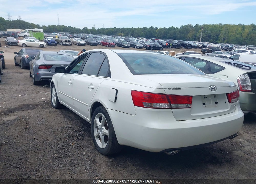 2007 HYUNDAI SONATA LIMITED/SE V6 VIN: 5NPEU46F57H214718