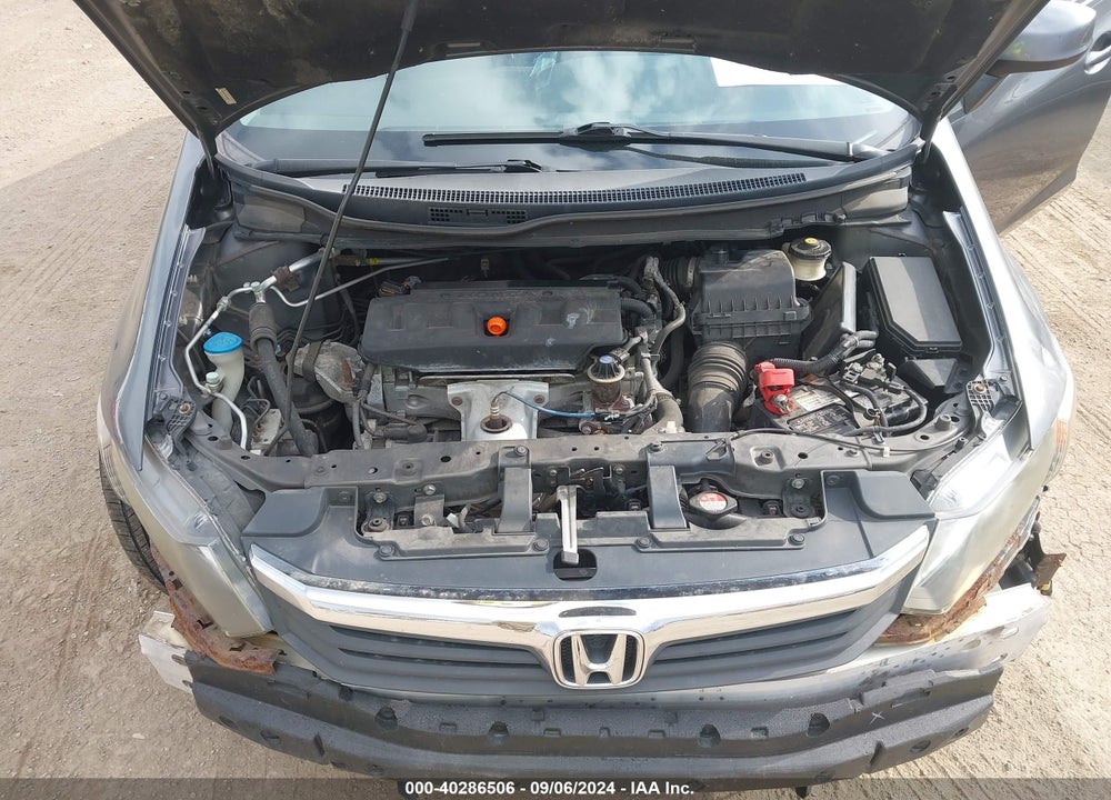 2012 HONDA CIVIC LX VIN: 19XFB2F55CE049631
