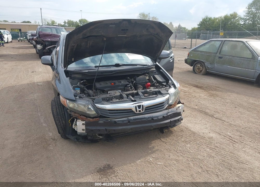2012 HONDA CIVIC LX VIN: 19XFB2F55CE049631
