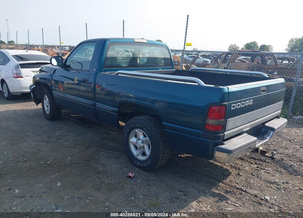 1999 DODGE RAM 1500 ST VIN: 1B7HC16Y7XS150666