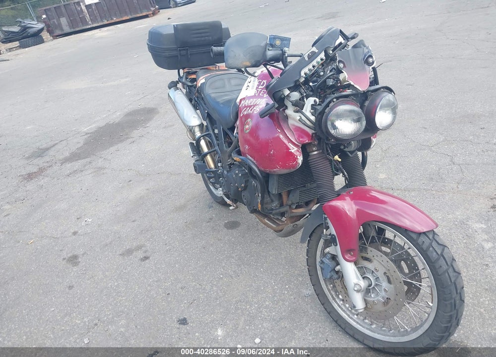 2001 TRIUMPH MOTORCYCLE TIGER VIN: SMT700FR21J135031