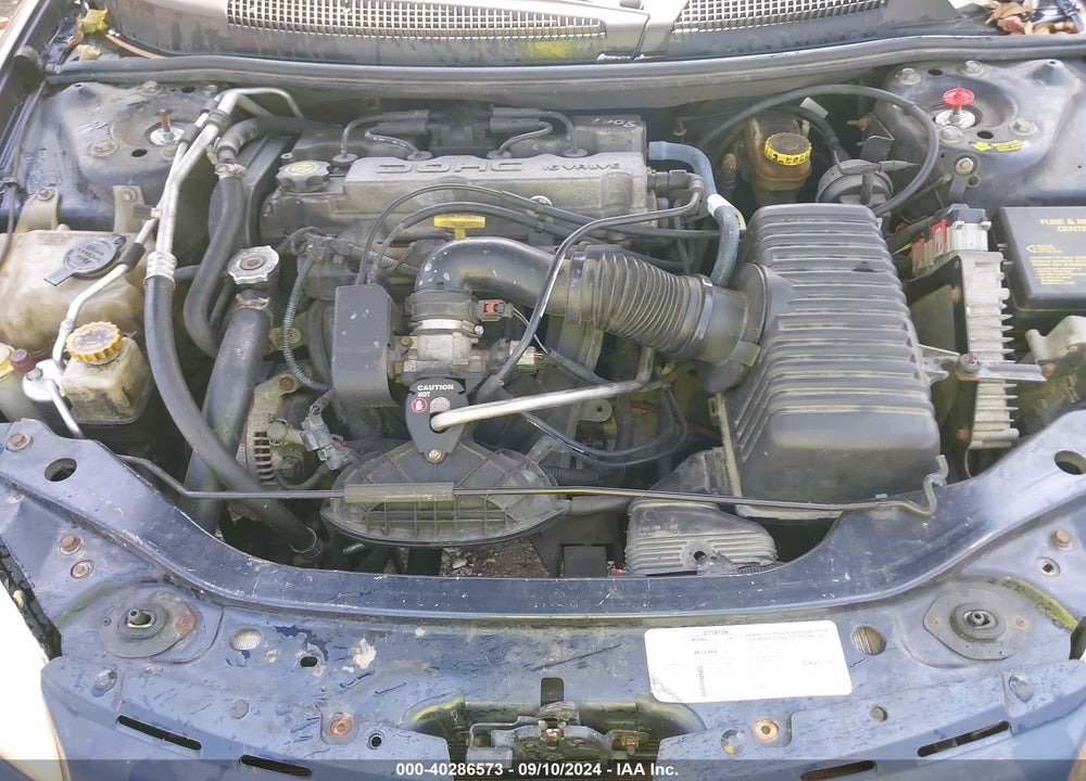 2002 CHRYSLER SEBRING VIN: 1C3EL46X02N229782